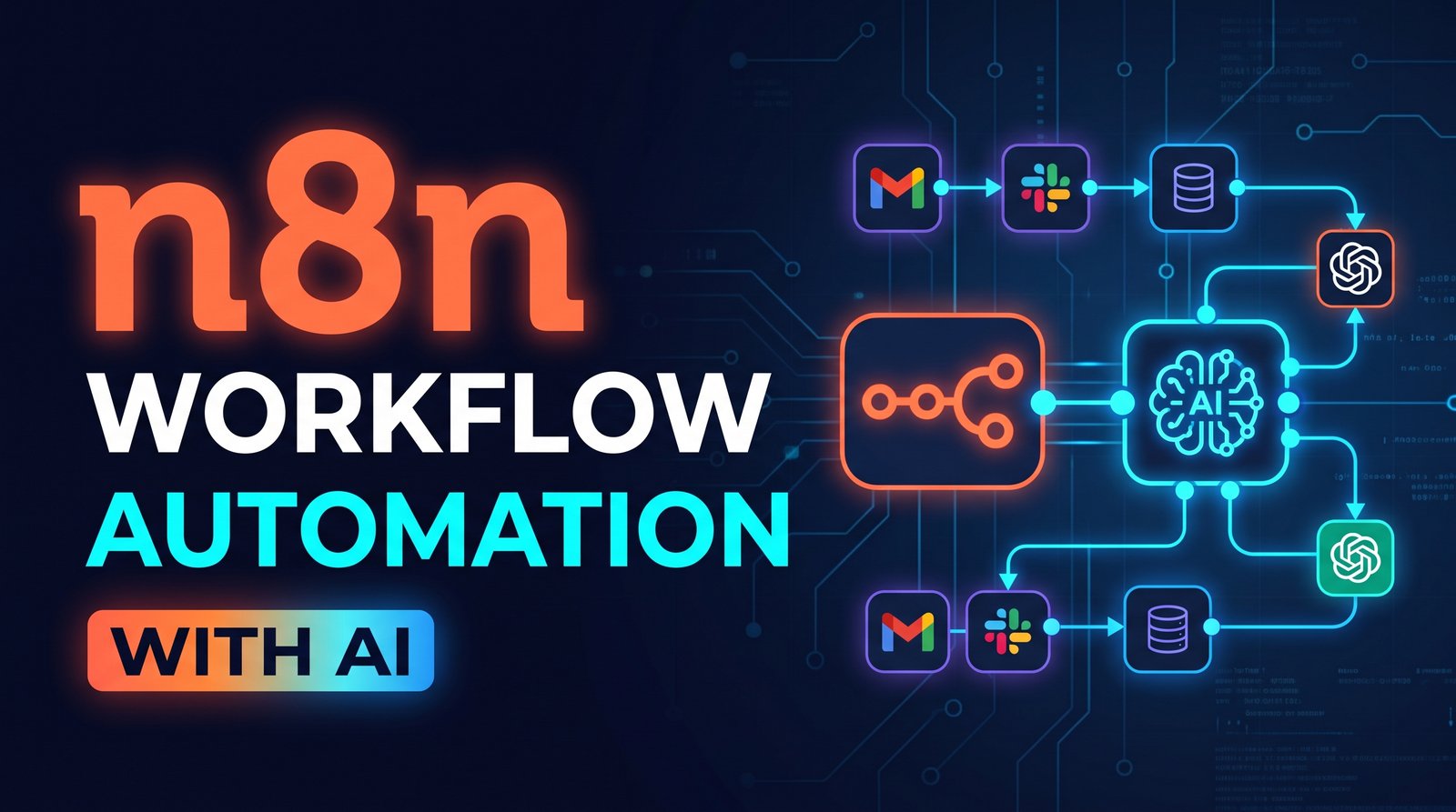 I will build n8n workflow automation with AI to save your team hours every week